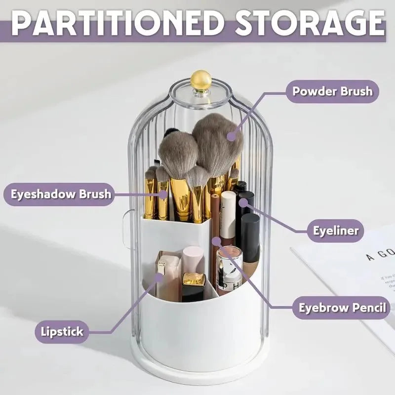 Rotate & Store Brush Organizer