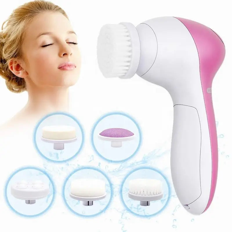 5-in-1 Facial Renewal Brush Set