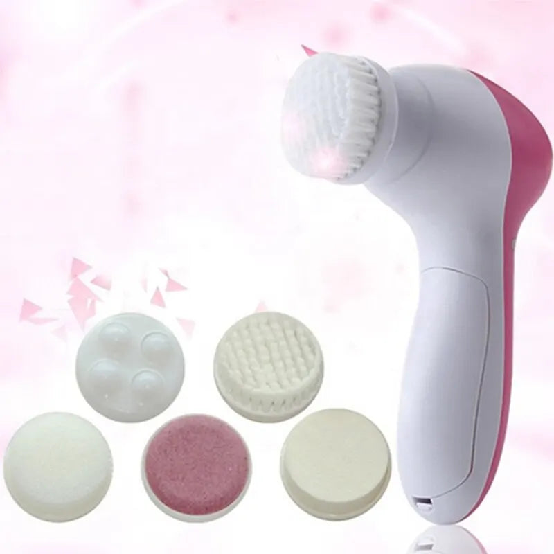 5-in-1 Facial Renewal Brush Set