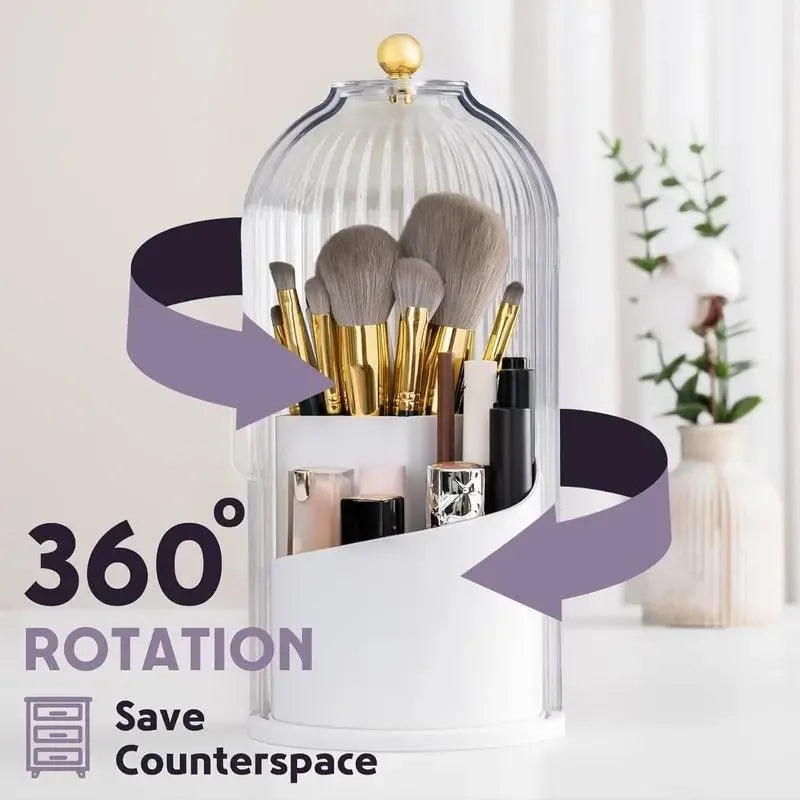 Rotate & Store Brush Organizer